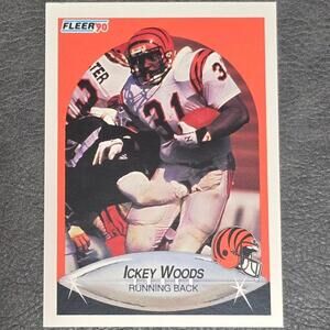 1990 Fleer #223 Ickey Woods Football Card